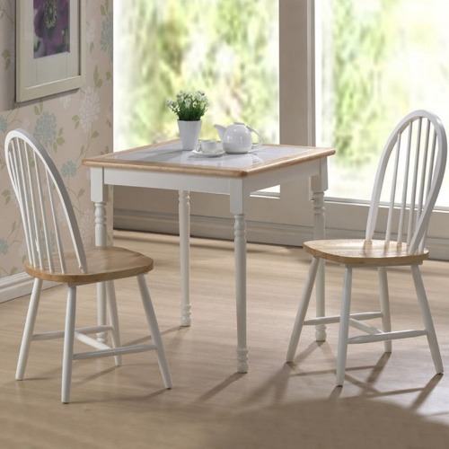 A very cute small dinette set.