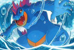 pokemonfourever:  PKMN: Feraligatr by *seiryuuden