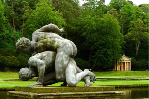Photograph by Kovert after some baroque garden sculpture
