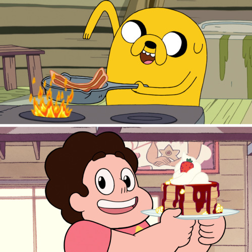 cartoonnetwork:  Which would you rather eat, Bacon Pancakes or Together Breakfast?