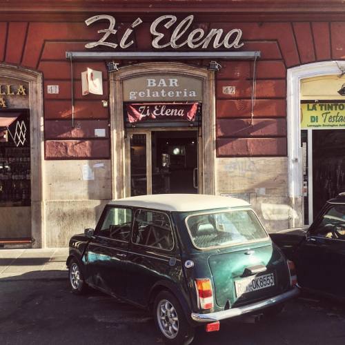 The Nostalgic Zi&rsquo; Elena, Rome, Italy. #oldsign #sign #signs #vsco #vscocam #travel #travelgram