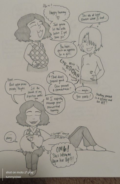 tummyisbae: (not-so-old art) Alkavi and Jensen having some downtime after Thanksgiving dinner. Jense