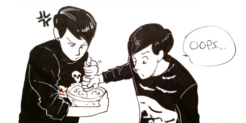 incaseyouart: Basically their new baking video. (they’re so domestic omg) 