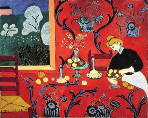 The Dessert: Harmony in Red (The Red Room) (1908) Henri Matisse Oil on canvas