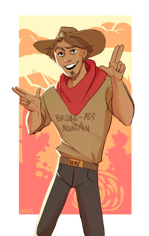 disteal:Cowboy practice and tired papa Reyes