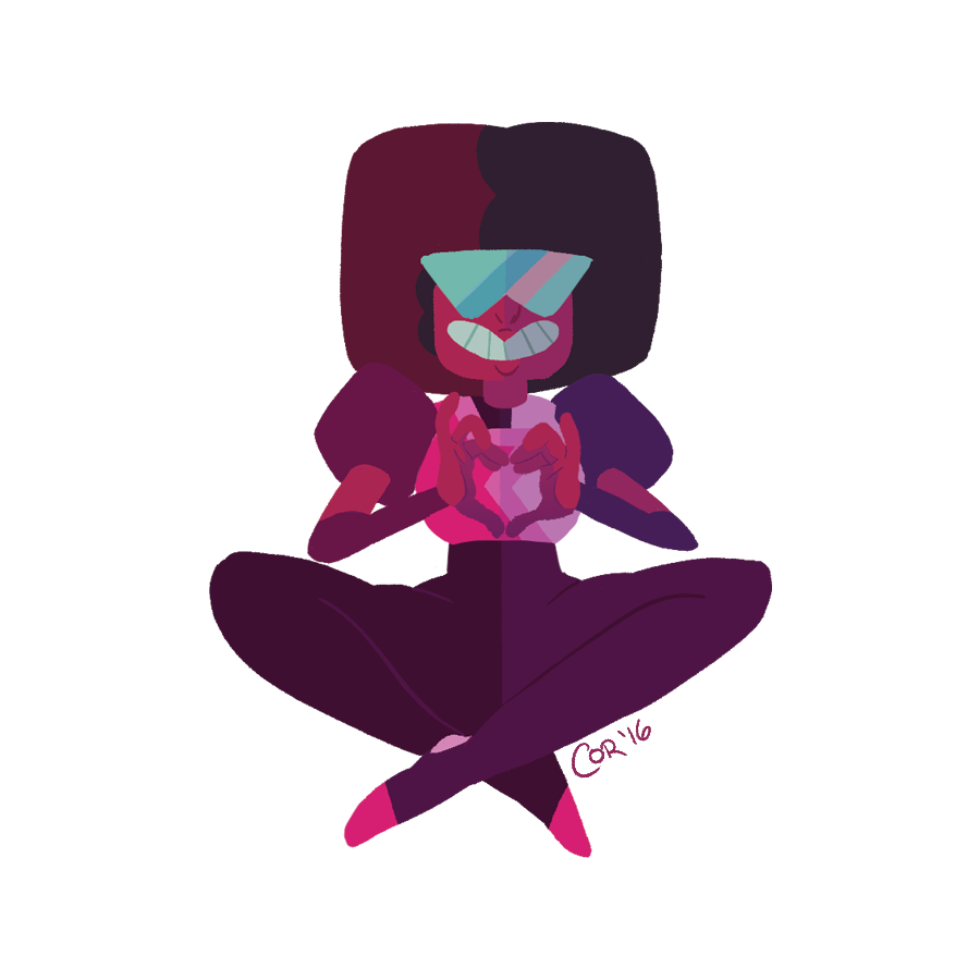 coryoungart:   A small SU sticker series! Had a lot of fun making these, Garnet was