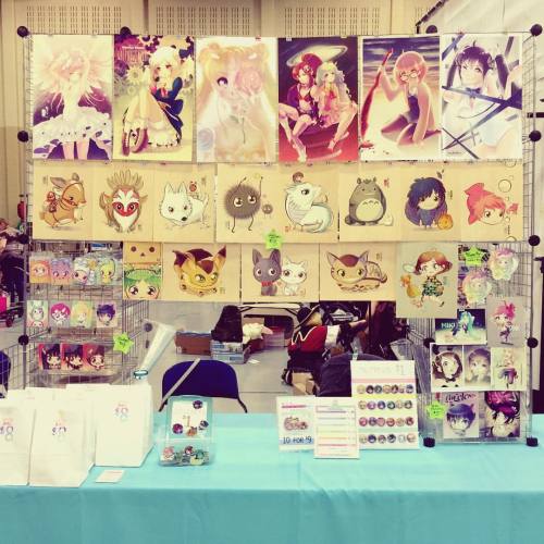 Open for business at #TokyoinTulsa booth B114! #tokyointulsa2016 #tnt2016 #artistalley