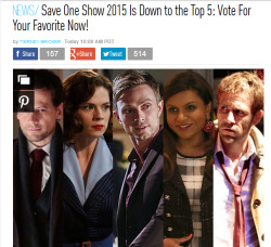 littlespyder:#SAVE AGENT CARTER!Agent Carter has made it to the top five of shows that fans want to see renewed for next season. However, they are currently in FOURTH place. Voting ends Sunday at 8 p.m. Pacific Time. You can vote as much as you would