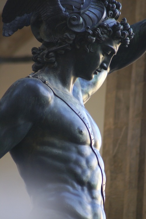 i-see-light:Benvenuto Cellini’s statue Perseus With the Head of Medusa in The Loggia dei Lanzi galle