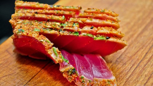 winedharma:  Tuna Tataki