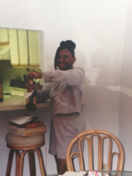 ray-and-thebehaviors:  TOP : 2001 - Myrtle Beach . This pic describes my mommy perfect . Always happy and ready to party . The fuel to all fire 😂 Nobody compared to her . My Fav Person Ever.  BOTTOM : June 9th, 2013 . This just shows our relationship