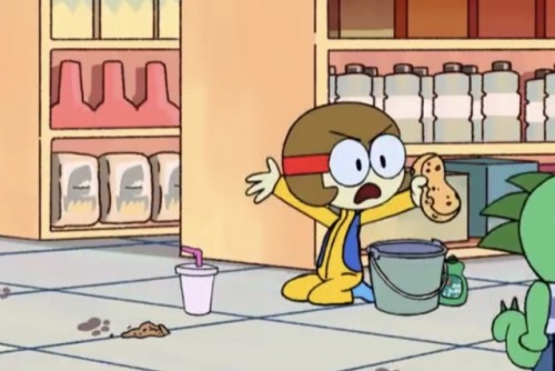 deadendfriend: junk-hed: Retail  Favorite scene.   OK Dendy: Let’s Be KO!, the latest epi