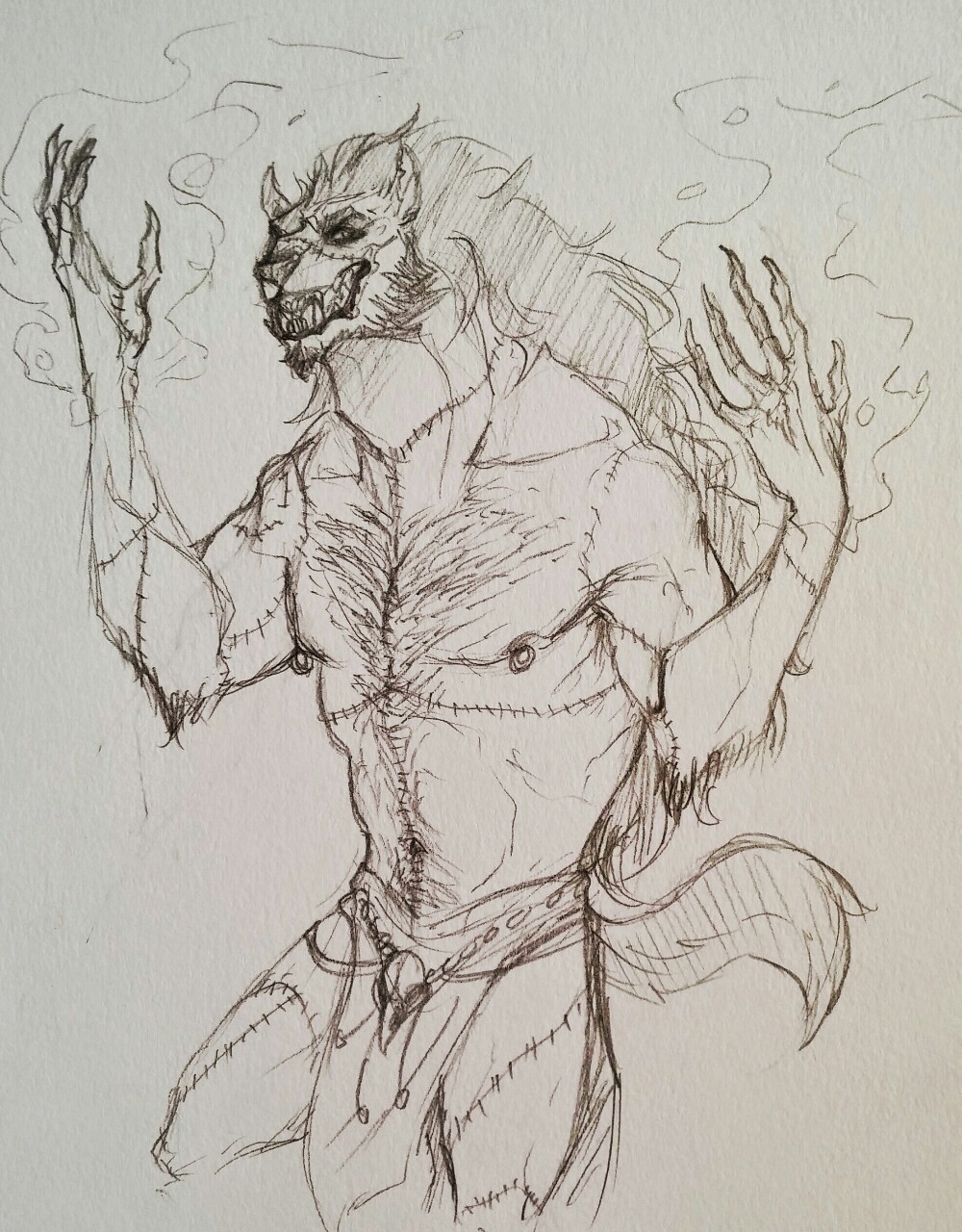 thisiswerelightingstrikes:  Morning doodle of Valko. I want to draw him a lot more