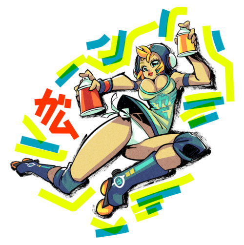 Porn rafchu: I’m redrawing old Jet Set Radio photos