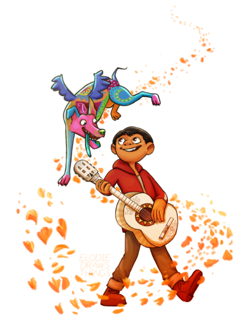 elodiedrawsthings: Everyone please go see this movie about a boy and a guitar and a cool dog