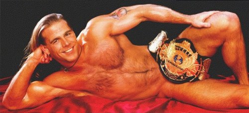 Flashback to Shawn Michaels in Playgirl porn pictures