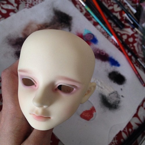 dark-delicacies:Painting day~~~ #volks #volksf16 #volksdoll #volksbjd #bjd #balljointeddoll #volksba