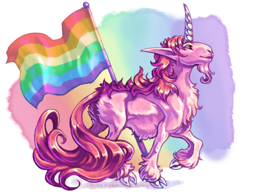 It’s Pride Month and also Junicorn and I definitely intend to draw lots of unicorns!!