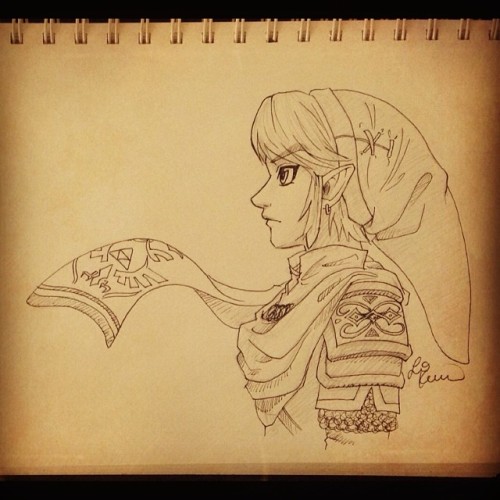 li-kovacs:  Okay I drew another Hyrule Warrior Link. Can’t get enough of that scarf! #hyrule #