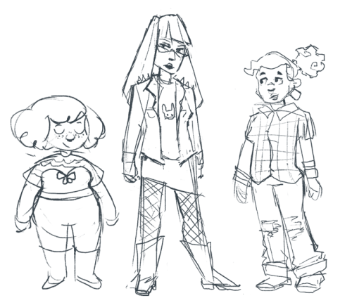 New ocs: Lorena, Ivy, and Grace A.K.A the Swamp SistersThey are powerful trans girls in a gang n pol