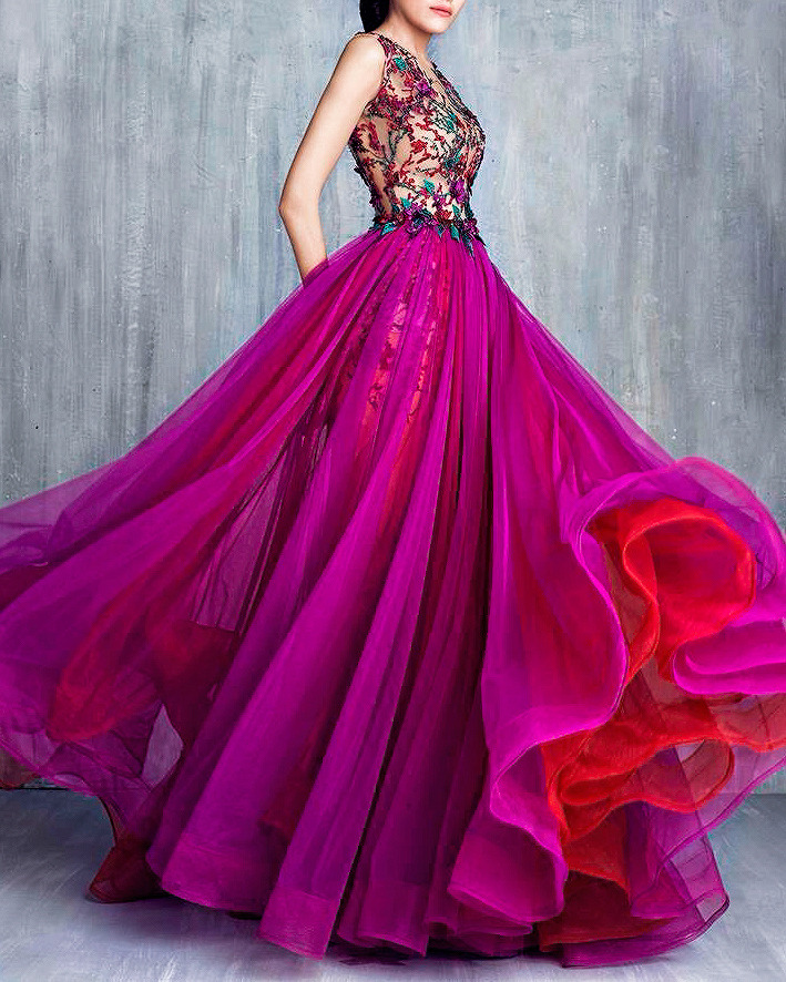missharpersworld:  confessionsofabollywoodgirl:  Tony Chaaya Evening Dresses 2016