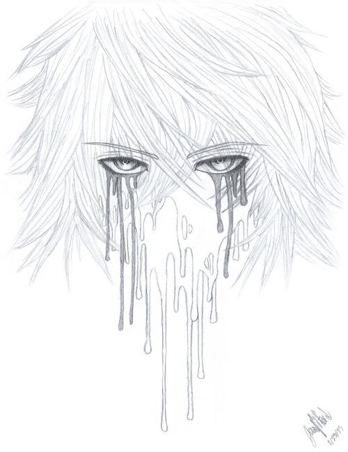 the-art-of-teasing:His Melting Gaze(An image of my roleplay character, Marluxia, from Kingdom Hearts