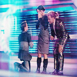 timothechallamet:  Caesar Flickerman # 1 Everlark shipper 