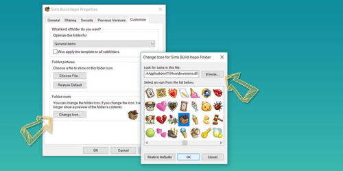 TS4 Windows Desktop Icons!I’ve had this idea sort of bopping around in my head for awhile, and I fin