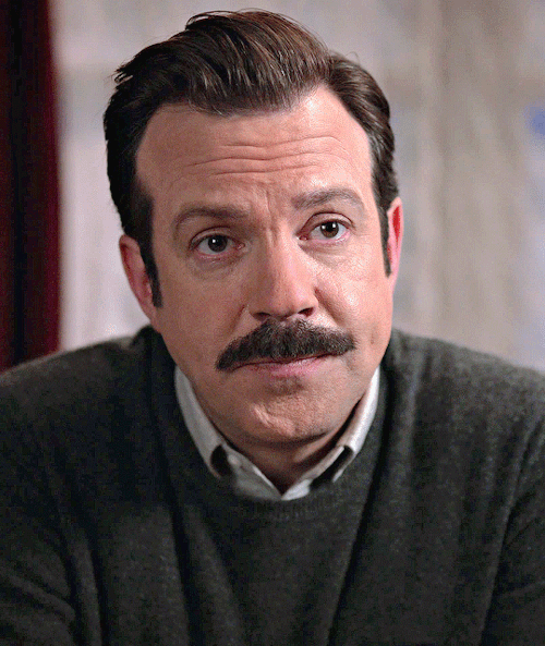 TED LASSO — 2.12 “Inverting the Pyramid of Success”. #tedlassoedit#tedlassogif#Ted Lasso#Jason Sudeikis#userbbelcher#dailyflicks#usernessa#tuserliliana#lookjess#usernessie#userkk #soft mustachioed man  #the way these are his reactions to Beard and Jane  #which btw enough guys. free Beard from this particular hell. he doesnt deserve it  #i like making big gifs of this particular 2x golden globe winner  #and what about it #my stuff#mine: believe