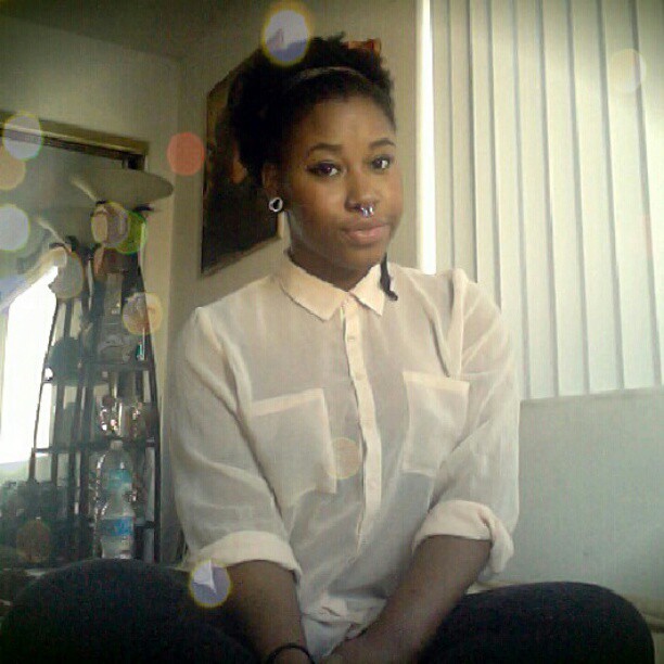 Later, mermaid hair&hellip;hey afro diva. Missed you.
