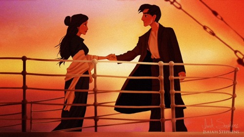 izzydoodledump: Disney Characters if they starred in Titanic. Done for Cosmopolitan.com See the full