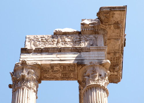 henriplantagenet:Temple of Apollo Sosianus, Rome.