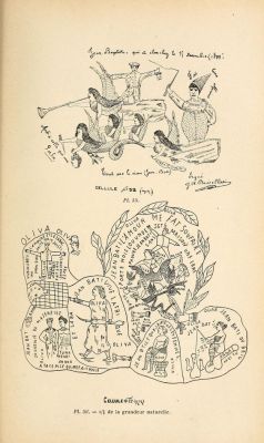 nemfrog:  Drawings copied from the cell walls of French prisoners. Les criminels. 1900.