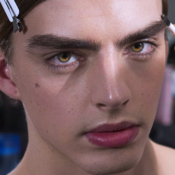 versacegods:  Daan van der Deen @ Versace Fall 2015 Menswear Backstage