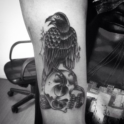 #firsttattoo #ink #black&amp;white #valemelenaxhacerla2 #darktattoo #alfinctm jahaaj