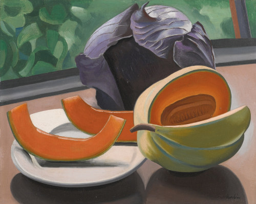 grafrak-blog: Auguste Herbin, Still Life with Melon, 1936.