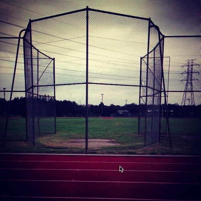 Stumbled through an old neighbourhood. Forget Thunderdome. Here’s the discus net of doom.