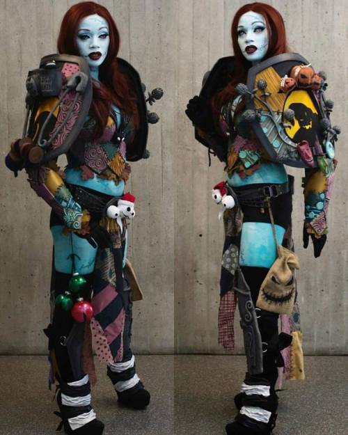 cosplaysleepeatplay:   The Nightmare Before Christmas. This is Battle Sally, and it was created by the talented Maweezy Cosplay  