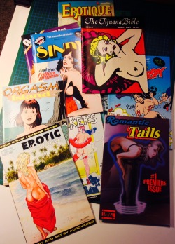 drumondart:  Adult Comics from the 80’s and 90’s are the love!