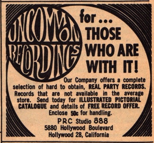 Porn cryptofwrestling:  Uncommon Recordings ad photos