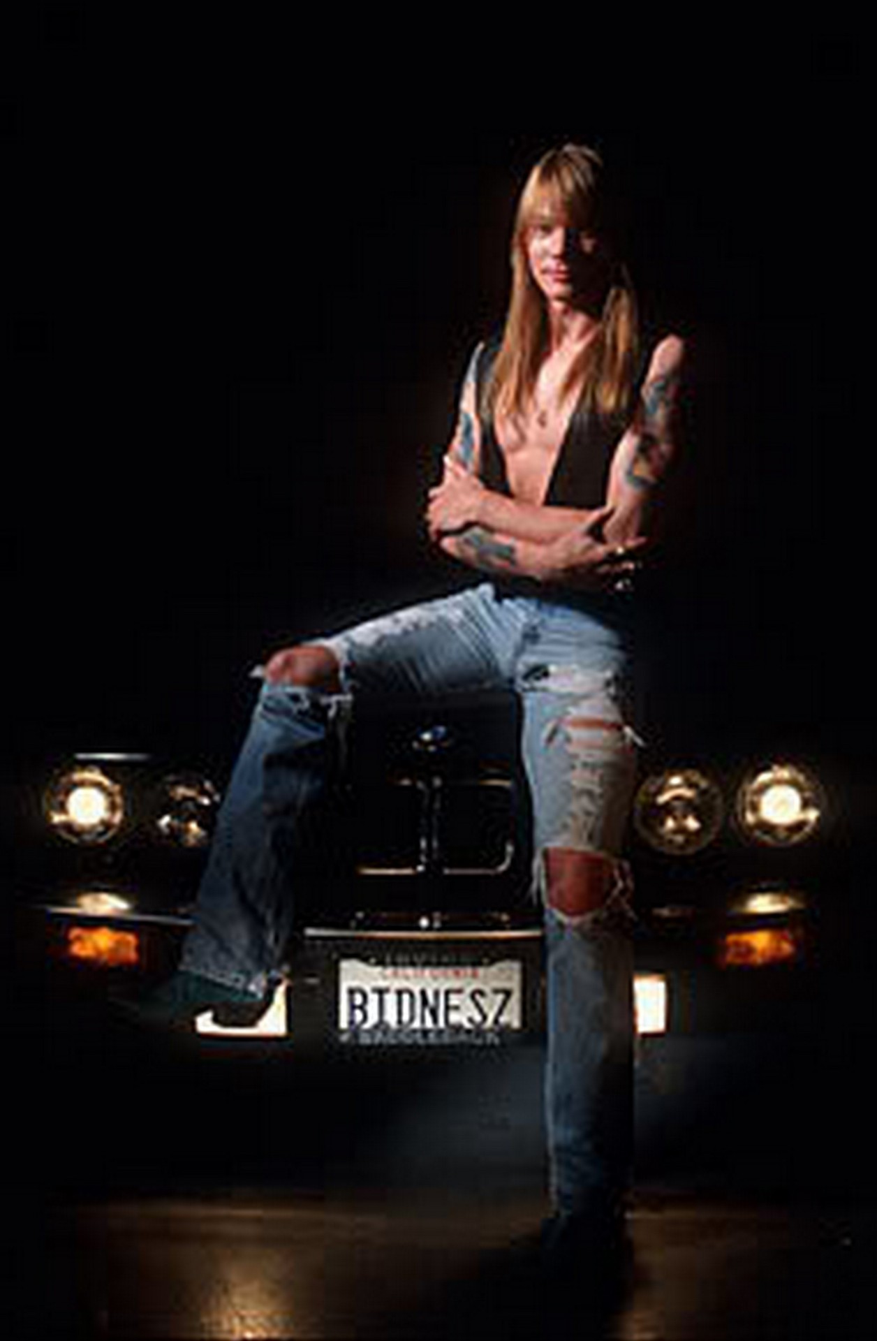 Sunrise Memories • Axl Rose and his BMW, 1990