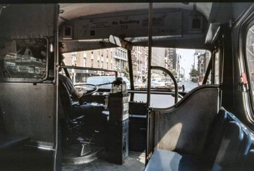 Porn photo nycnostalgia:  Inside the bus on 23rd Street