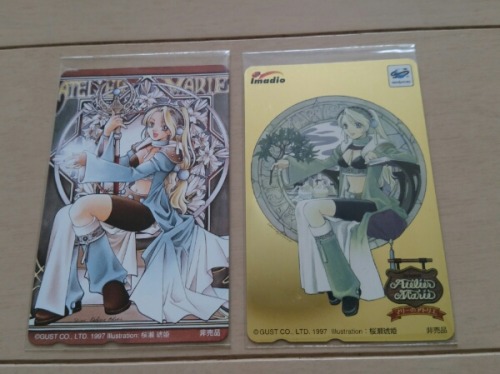 Sega Saturn Phone Cards, Part I•Atelier Marie•Black Matrix (x3)•Burning Rangers•Clockwork Knight (1)