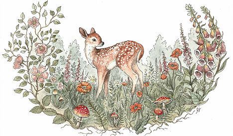woodland-maiden:From “www.meadowandfawn.com“Woodland Maiden