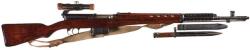 peashooter85:  Russian Ishvesk production SVT M1940 semi automatic rifle with scope. World War II.from Rock Island Auctions