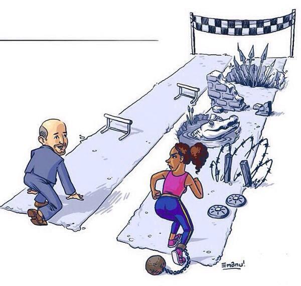 gradientlair:More Than Just White Privilege…I saw this illustration posted by @deray
