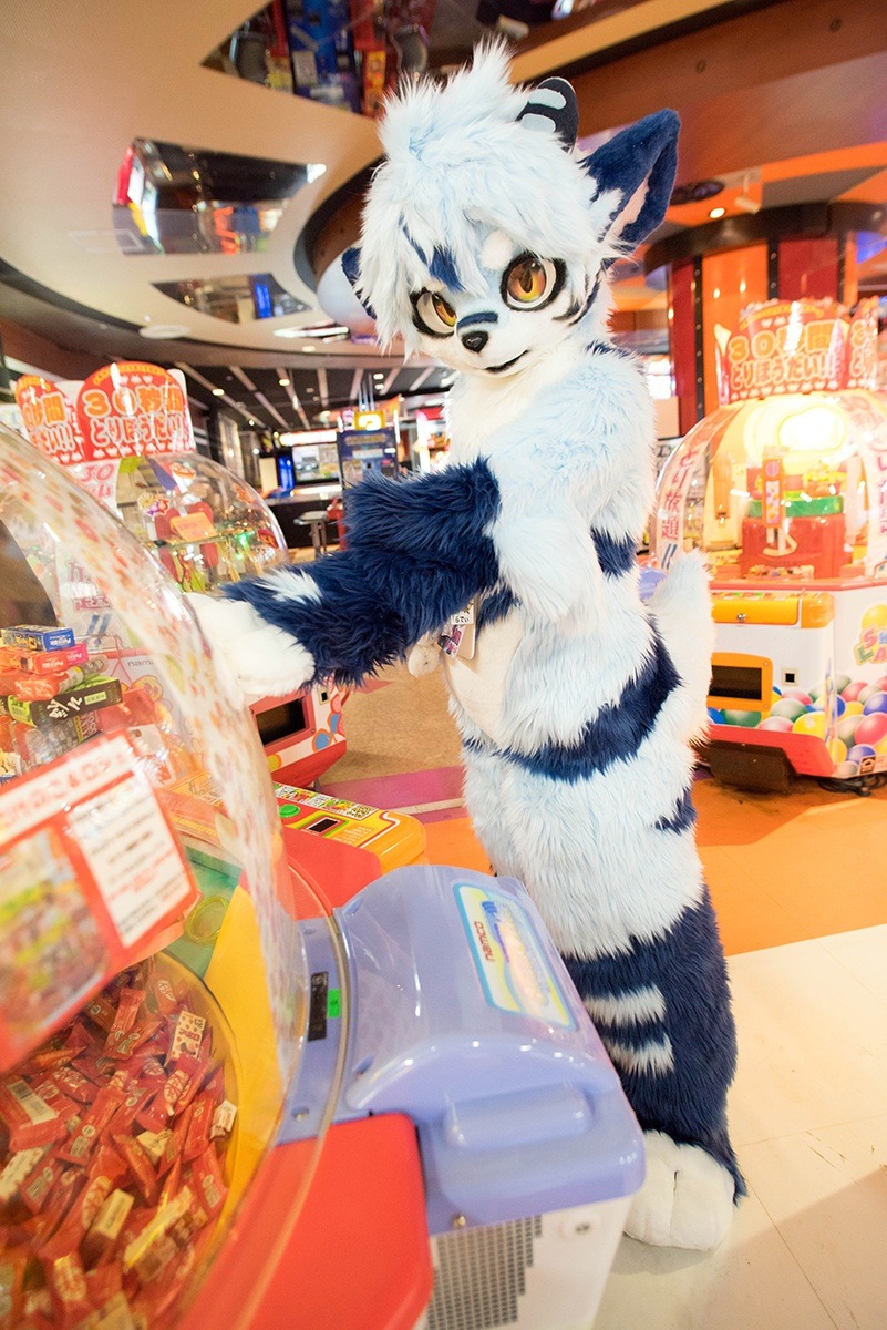 Aww can I have those candies?! - by RadyWolf Aaaahh so cute Why are Japanese fursuiters
