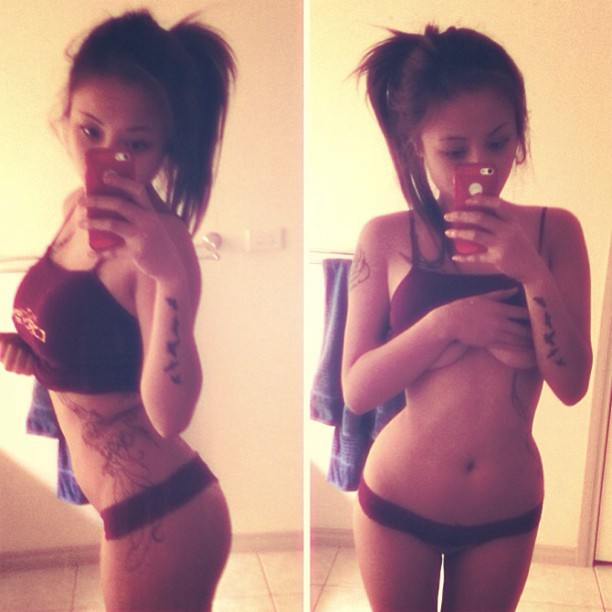 realshellytran:  So I’m starting my fitness journey! This is my before photo! Wish