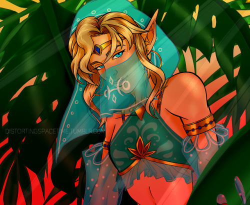 Gerudo Link is one of my favorite outfits ☄☄☄ Speedpaint