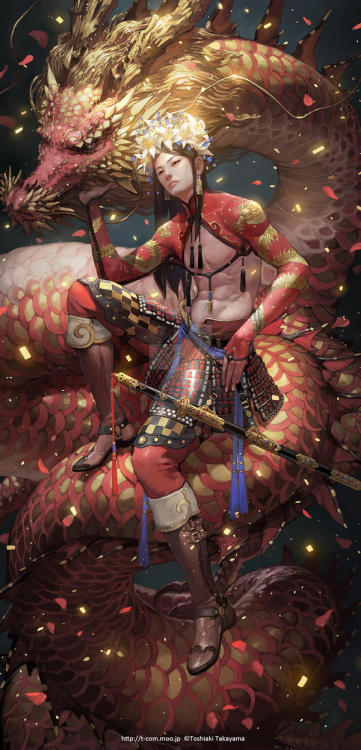 “Red Dragon Knight” from Toshiaki Takayama.